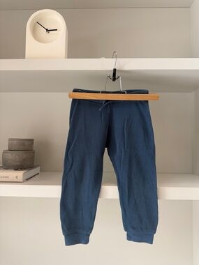 H&M Blue Waffle-Knit Kids Joggers